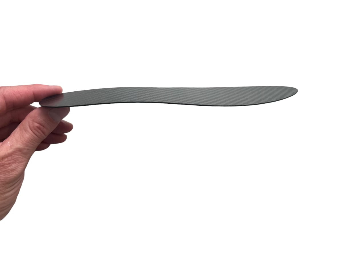 X-Glide Contoured Flexible Carbon Fiber Insoles Carbon-Fiber