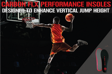 Load image into Gallery viewer, Carbon Fiber Insoles for Basketball - Vertical Jump