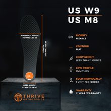 Load image into Gallery viewer, X-Glide Flexible Carbon Fiber Insoles