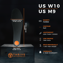 Load image into Gallery viewer, X-Glide Flexible Carbon Fiber Insoles