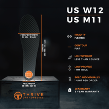 Load image into Gallery viewer, X-Glide Flexible Carbon Fiber Insoles