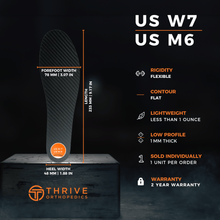 Load image into Gallery viewer, X-Glide Flexible Carbon Fiber Insoles