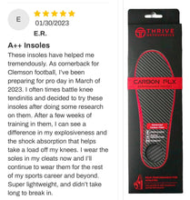 Load image into Gallery viewer, Carbon FLX Performance Insoles