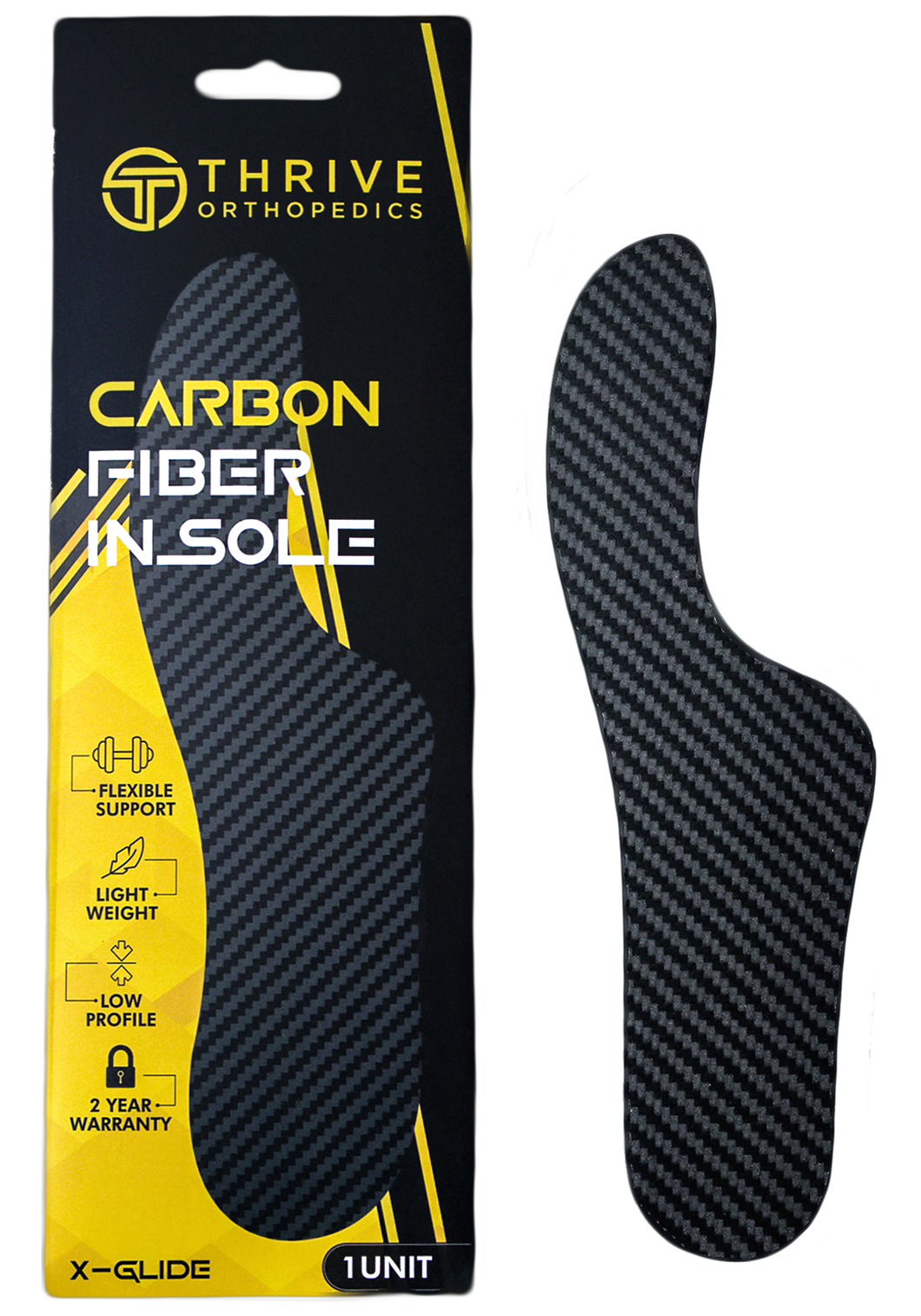 X-Glide Morton's Extension Flexible Carbon Fiber Insoles