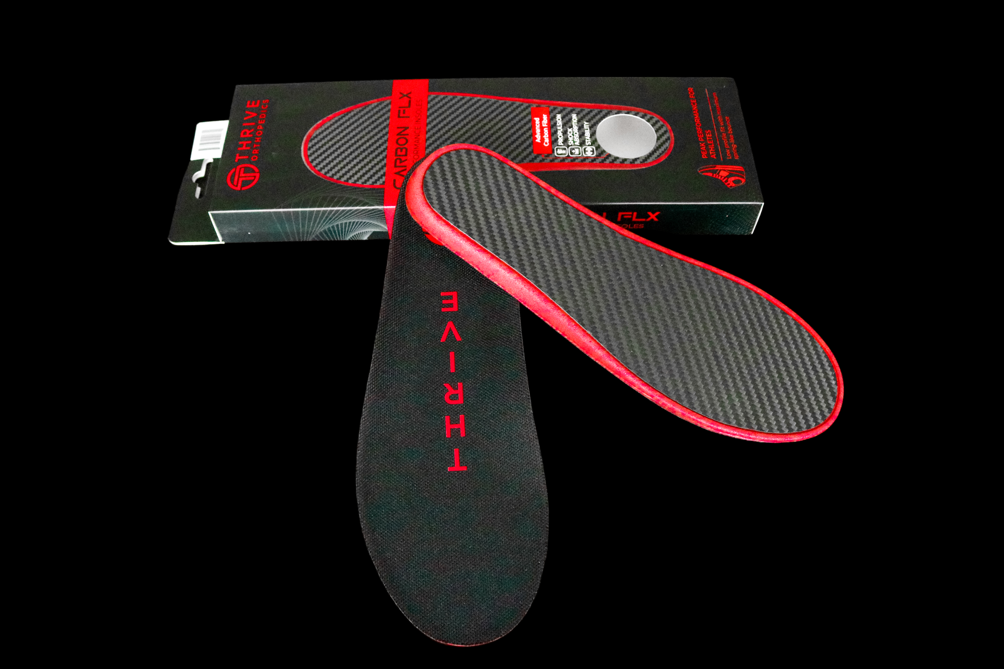 Jump Higher Carbon Fiber Insoles For Sport Foot Support