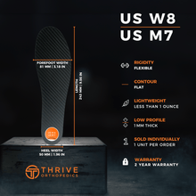 Load image into Gallery viewer, Thrive® X-Glide Flexible Carbon Fiber Insoles
